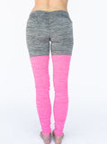 Grey and Hot Candy Thigh High Leggings Clearance