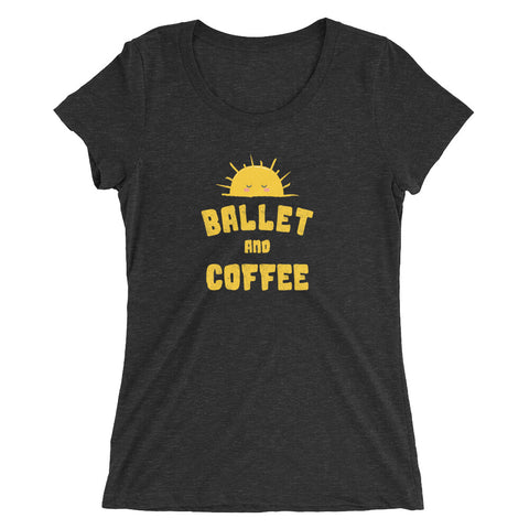 Ballet and Coffee Ladies' short sleeve t-shirt